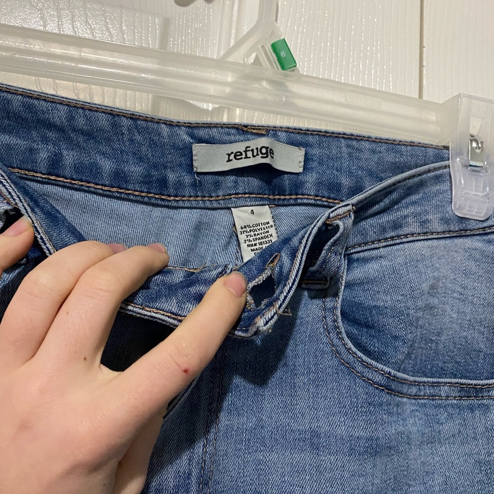 Light Blue Ripped Jeans - Picture 2 of 3